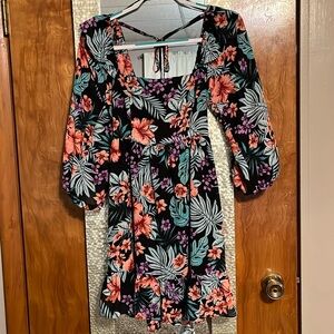 NWT Lost + Wander tropical dress.